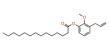 3-Allyl-2-methoxyphenyl tetradecanoate